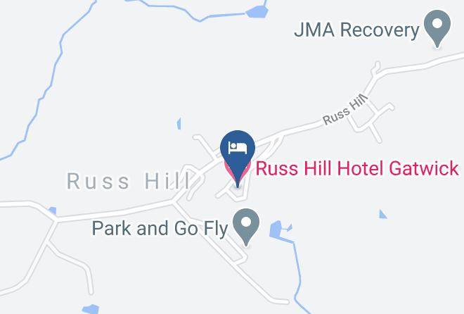 Surrey - Russ Hill Hotel Gatwick Maps