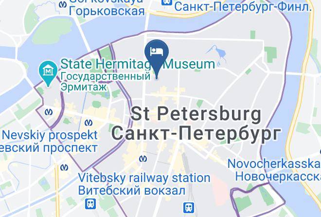 Saint Petersburg - Russ Hotel Maps