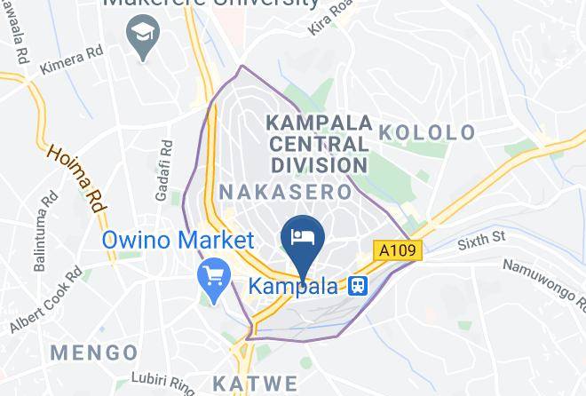 Russel Hotel Kampala Map
