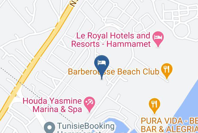 Russelior Hotel & Spa Hammamet Map - Tunisia