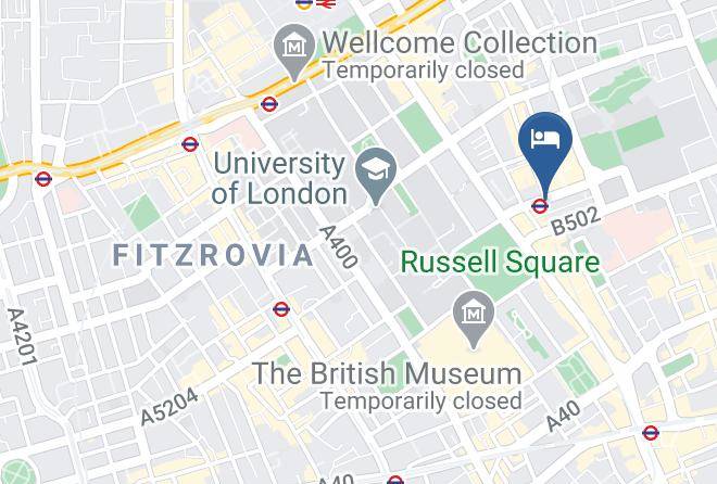 London - Russell Square Hotel Maps