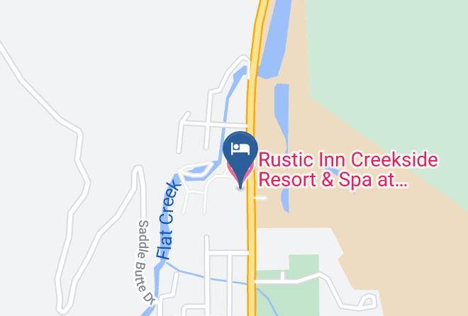 Rustic Inn Creekside Resort & Spa At Jackson Hole Map