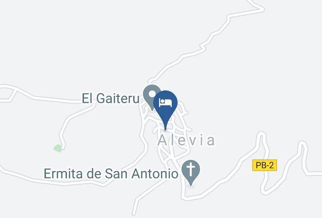 Asturias - Hotel Casona D'alevia Maps