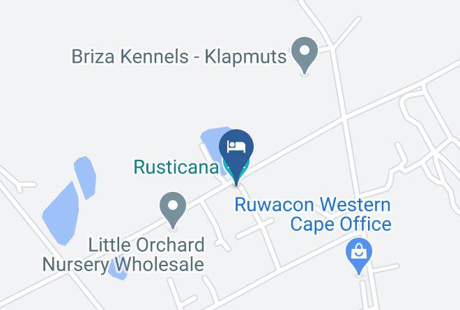 Cape Winelands - Rusticana Maps
