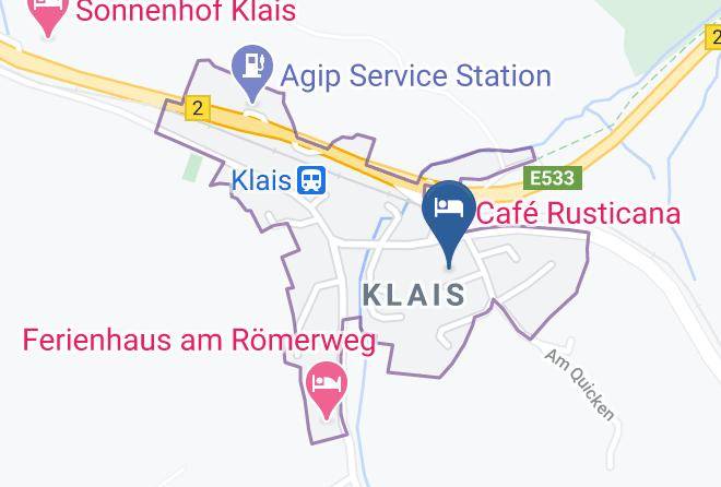 Garmisch Partenkirchen - Rusticana Gastehaus Maps