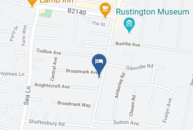 West Sussex - Rustington Manor Hotel Maps