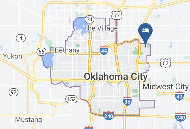 Oklahoma - Rusty Gables Guest Lodge Maps