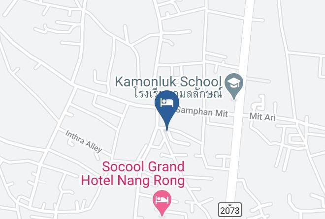 Amphoe Nang Rong - Rut Na Resort Maps