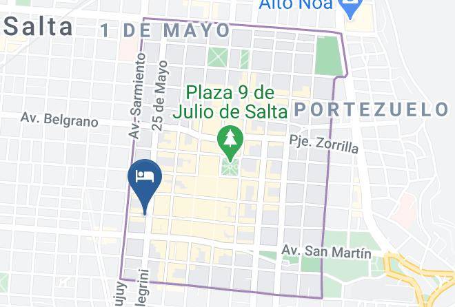 Salta - Rutas Hotel Maps