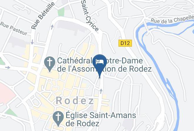 Aveyron - Ruthenium Hotel Maps