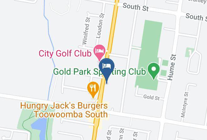 Toowoomba - Ruthven Street Motor Inn Maps