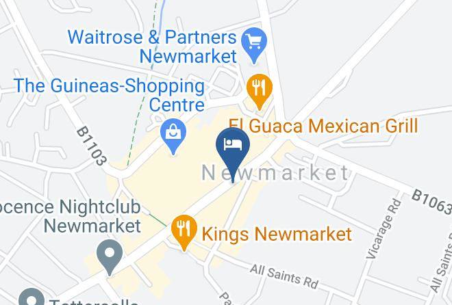 Rutland Arms Hotel Map