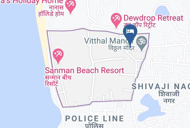 Alibag - Ruturaj Inn Maps