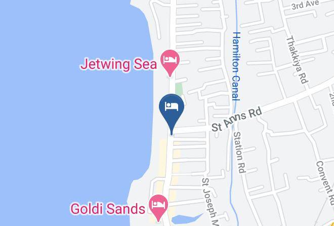 Ruvisha Beach Hotel Map