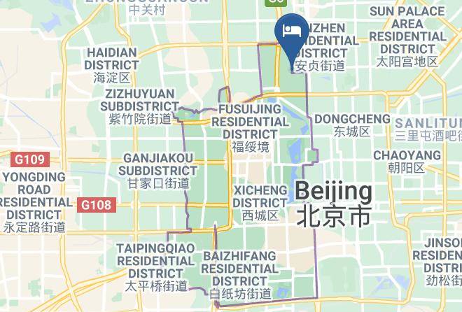 Xicheng District - Ruyi Hotel Liupukang Beijing Maps