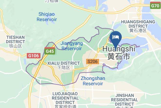 Huangshi - Ruyi Small Hotel Maps