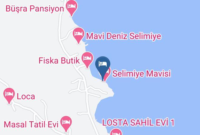 Mugla - Ruzgar Pansiyon Maps