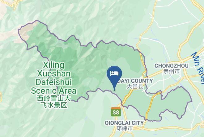Chengdu - Ruziniu Resort Of Lohas World Maps