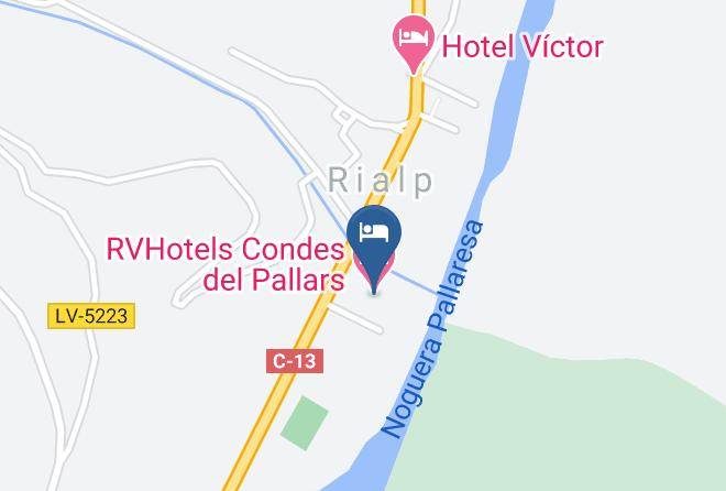 Lleida - Rvhotels Condes Del Pallars Maps