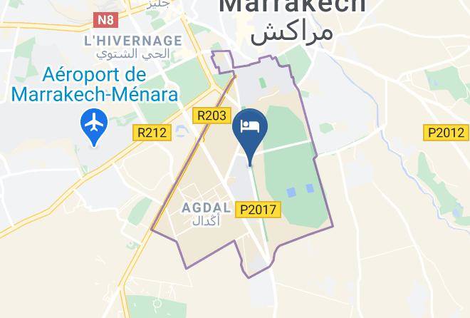 Marrakesh - Ryad Azaly Maps