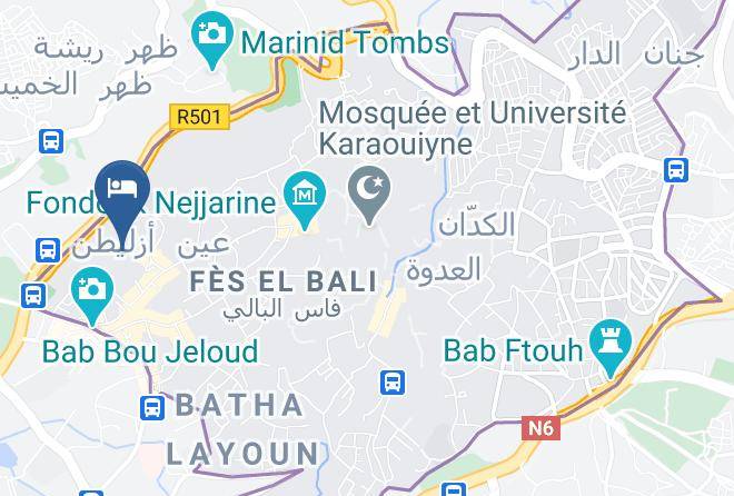 Fez - Ryad Mabrouka Maps