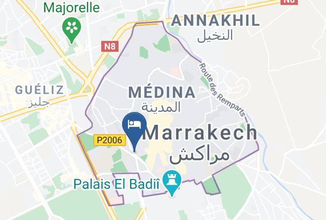 Marrakesh - Ryad Mandar Jamil Maps