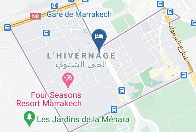 Marrakesh - Grand Mogador Menara Marrakech Luxury Hotel Maps