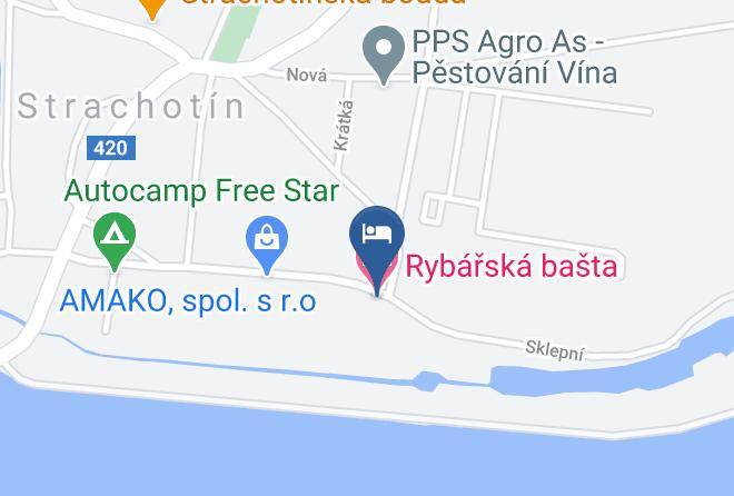 Breclav - Rybarska Basta Maps