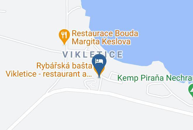 Rybarska Basta Vikletice Restaurant A Ubytovani Map