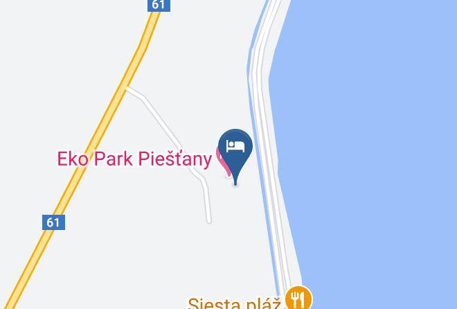 Piestany - Rybarsky Dvor Penzion & Restaurant Maps