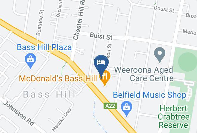 Bass Hill - Rydges Bankstown Maps