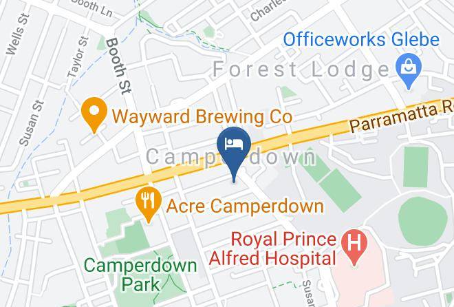 Sydney - Rydges Camperdown Maps