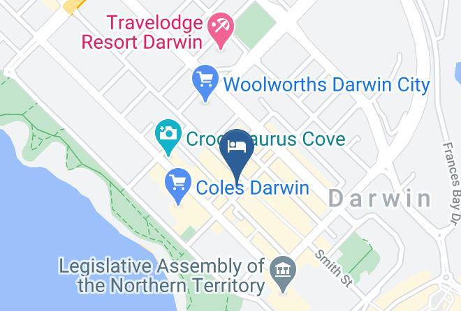 Darwin - Rydges Darwin Central Maps