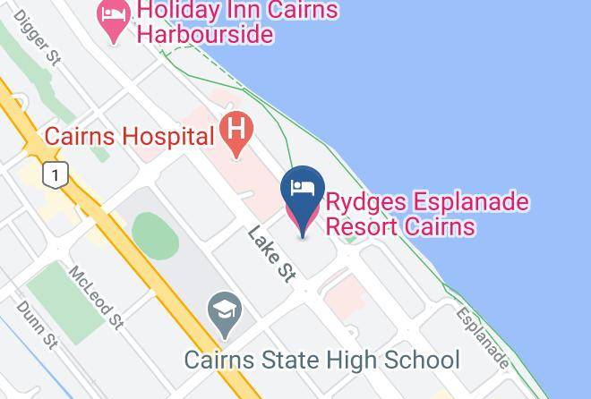 Cairns - Rydges Esplanade Resort Cairns Maps
