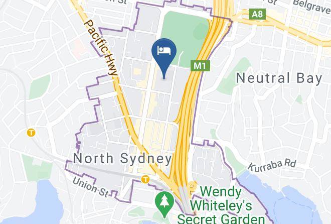 North Sydney - Rydges North Sydney Maps