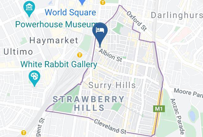 Sydney - Rydges Sydney Central Maps