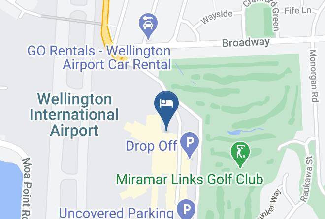 Rydges Wellington Airport Map