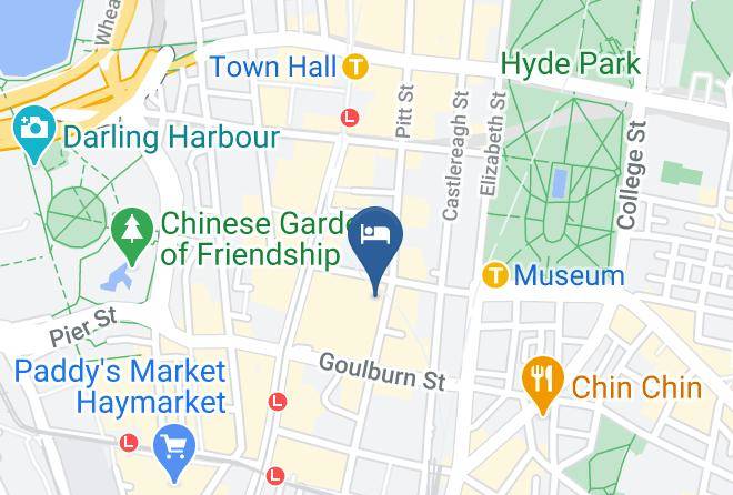 Sydney - Rydges World Square Hotel Maps