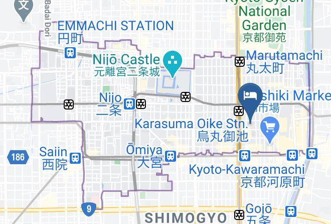 Kyoto City Nakagyo Ward - Ryoan Kazuki Maps