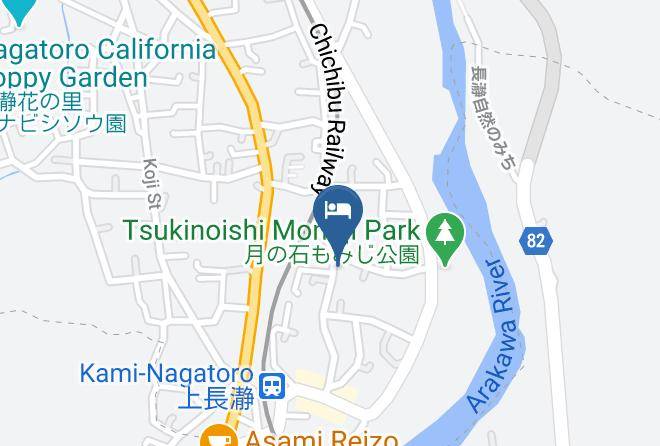 Nagatoro Townchichibu District - Ryogami Sanso Maps
