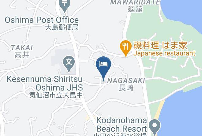 Kesennuma City - Ryokan Akemiso Maps