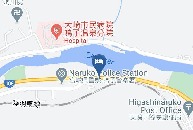 Osaki City - Ryokan Bentenkaku Maps