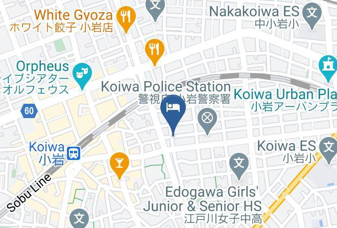 Edogawa Ward - Ryokan Fuji Maps