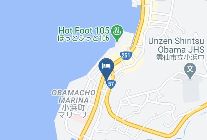 Unzen City - Ryokan Fujiya Maps