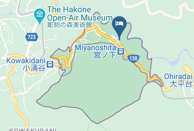 Hakone Townashigarashimo District - Ryokan Hakone Ginyu Maps
