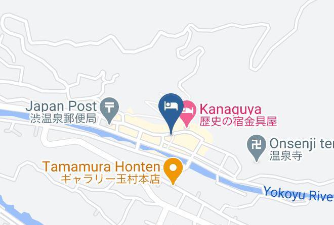 Yamanouchi Townshimotakai District - Ryokan Hatsunoyu Maps