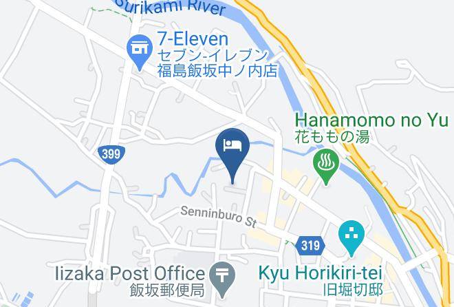 Fukushima City - Ryokan Iseya Maps