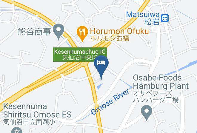 Kesennuma City - Ryokan Kaikoukan Maps