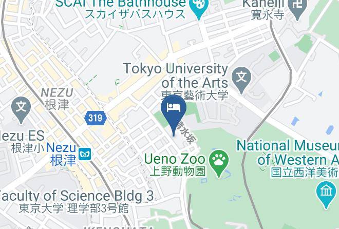 Taito Ward - Ryokan Katsutaro Tokyo Maps