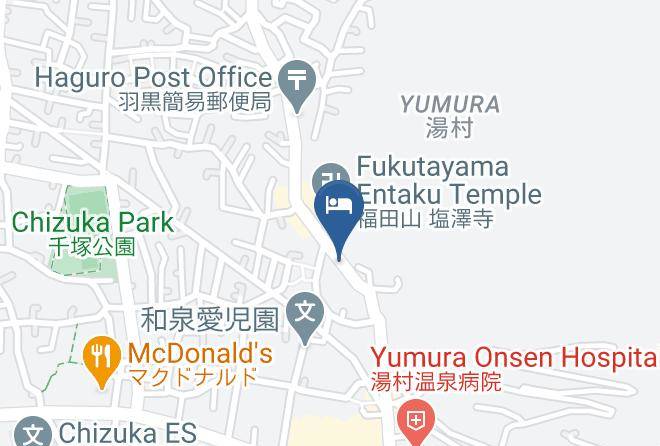Kofu City - Ryokan Kobo Hot Water Maps